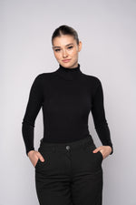 Load image into Gallery viewer, TURTLENECK BLACK
